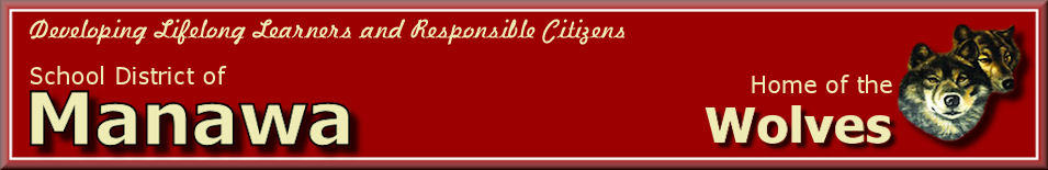 Manawa School District banner