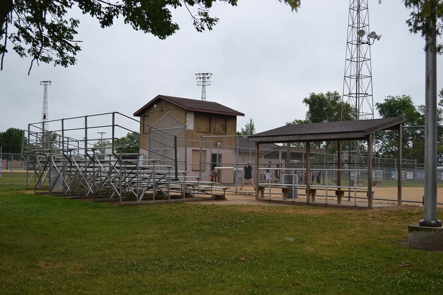 Lindsay Park concession stand at softball field