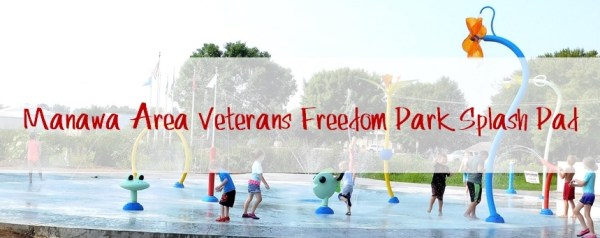 Manawa Area Veterans Freedom Park splash pad header picture